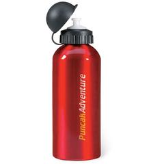 Vue Bouteille en alu. 600 ml - Biscing de couleur rouge| Krokrodeal