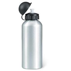 Vue Bouteille en alu. 600 ml - Biscing de couleur gris| Krokrodeal