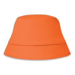 Vue Bob en coton 160 gr/m² - Bilgola de couleur orange| Krokrodeal