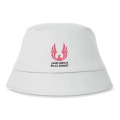 Vue Bob en coton 160 gr/m² - Bilgola de couleur blanc| Krokrodeal