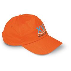 Vue Casquette base-ball en coton - Glop cap de couleur orange| Krokrodeal