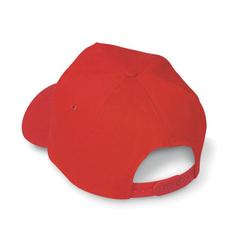 Vue Casquette base-ball en coton - Glop cap de couleur rouge| Krokrodeal