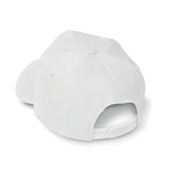 Vue Casquette base-ball en coton - Glop cap de couleur blanc| Krokrodeal