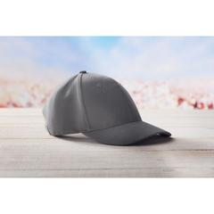 Vue Casquette base-ball en coton - Natupro de couleur gris| Krokrodeal