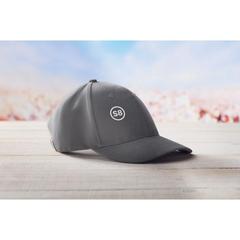 Vue Casquette base-ball en coton - Natupro de couleur gris| Krokrodeal