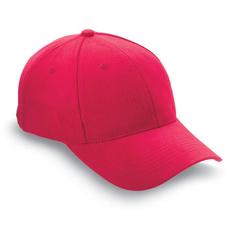 Vue Casquette base-ball en coton - Natupro de couleur rouge| Krokrodeal