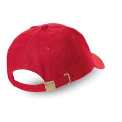 Vue Casquette base-ball en coton - Natupro de couleur rouge| Krokrodeal