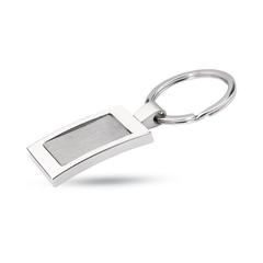 Porte-clés rectangulaire métal - Harrobs publicitaire pas cher