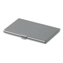 Vue Etui cartes de visite en métal - Stanwell de couleur gris| Krokrodeal