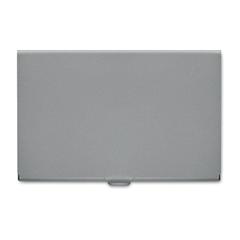 Vue Etui cartes de visite en métal - Stanwell de couleur gris| Krokrodeal