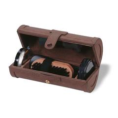 Vue Nécessaire à chaussures - Gentleman de couleur marron| Krokrodeal