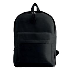 Vue Sac à dos en polyester - Bapal de couleur noir| Krokrodeal