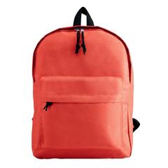 Vue Sac à dos en polyester - Bapal de couleur rouge| Krokrodeal