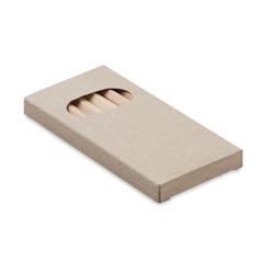 Vue 6 Crayons de couleur - Abigail de couleur -| Krokrodeal