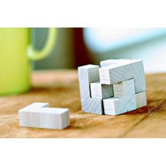 Vue Puzzle en bois dans un sac - Trikesnats de couleur marron| Krokrodeal