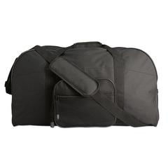 Vue Sac de sport avec poche avant - Terra de couleur noir| Krokrodeal