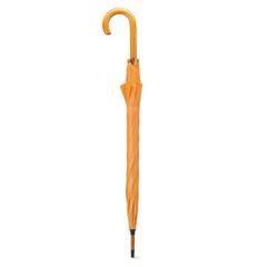 Vue Parapluie avec poignée en bois - Cala de couleur orange| Krokrodeal