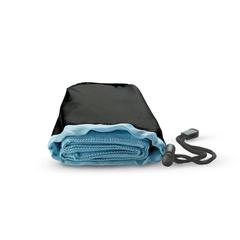 Vue Serviette de sport - Drye de couleur bleu| Krokrodeal