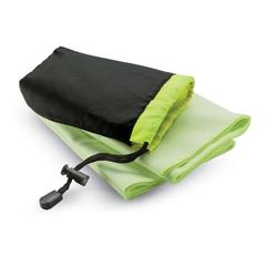 Vue Serviette de sport - Drye de couleur vert| Krokrodeal