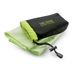 Vue Serviette de sport - Drye de couleur vert| Krokrodeal
