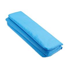 Vue Natte pliable de siège 210D - Moments de couleur bleu| Krokrodeal