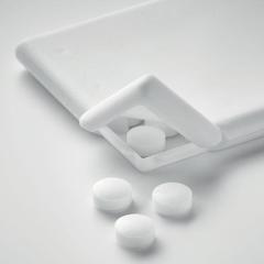 Vue Distributeur de menthe - Mintcard de couleur blanc| Krokrodeal