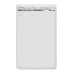 Vue Distributeur de menthe - Mintcard de couleur blanc| Krokrodeal