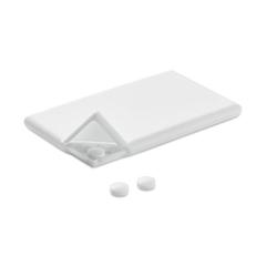 Vue Distributeur de menthe - Mintcard de couleur blanc| Krokrodeal