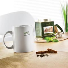 Vue Mug céramique 300ml - Dublin de couleur blanc| Krokrodeal