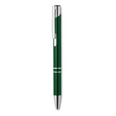 Vue Stylo-poussoir à l'encre noire - Bern de couleur vert| Krokrodeal