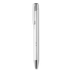 Vue Stylo-poussoir à l'encre noire - Bern de couleur gris| Krokrodeal
