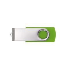 Vue Techmate. USB flash 16GB - Techmate pendrive de couleur vert| Krokrodeal