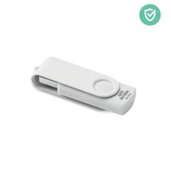Vue Clé USB 16GB Antibactérienne - Tech clean de couleur blanc| Krokrodeal