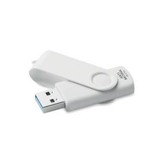 Vue Clé USB 16GB Antibactérienne - Tech clean de couleur blanc| Krokrodeal