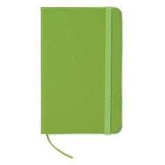 Vue Carnet A6 96 pages lignées - Notelux de couleur vert| Krokrodeal