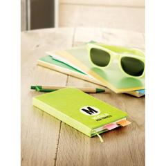 Vue Carnet A6 96 pages lignées - Notelux de couleur vert| Krokrodeal