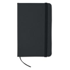 Vue Carnet A6 96 pages lignées - Notelux de couleur noir| Krokrodeal