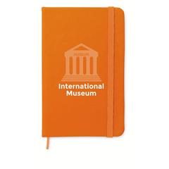 Vue Carnet A6 96 pages lignées - Notelux de couleur orange| Krokrodeal