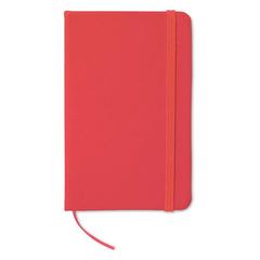 Vue Carnet A6 96 pages lignées - Notelux de couleur rouge| Krokrodeal