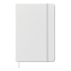 Vue Carnet A5 96 pages lignées - Arconot de couleur blanc| Krokrodeal