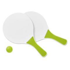 Vue Set tennis de plage - Mini match de couleur vert| Krokrodeal