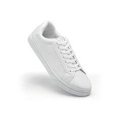 Vue Baskets en PU Taille 42 - Blancos de couleur blanc| Krokrodeal