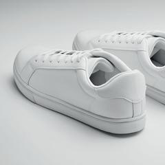 Vue Baskets en PU Taille 42 - Blancos de couleur blanc| Krokrodeal