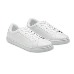 Vue Baskets en PU Taille 45 - Blancos de couleur blanc| Krokrodeal