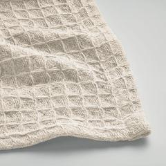 Vue Couverture en coton 350 gr/m² - Gusto de couleur marron| Krokrodeal