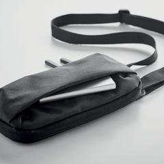 Vue Sacoche pour smartphone - Valley wallet de couleur noir| Krokrodeal