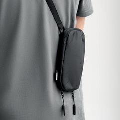 Vue Sacoche pour smartphone - Valley wallet de couleur noir| Krokrodeal