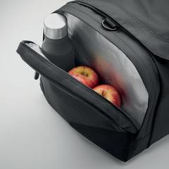 Vue Grand sac de sport en RPET 300D - Valley duffle de couleur noir| Krokrodeal