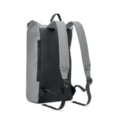 Vue Sac enroulable réfléchissant - Bright rollpack de couleur gris| Krokrodeal