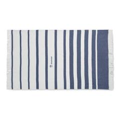 Vue Serviette SEAQUAL® 100x170cm - Wave de couleur bleu| Krokrodeal